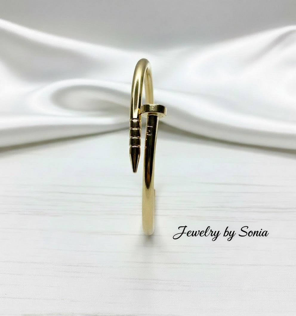 Bracelet Le Clou d'Or en acier inoxydable